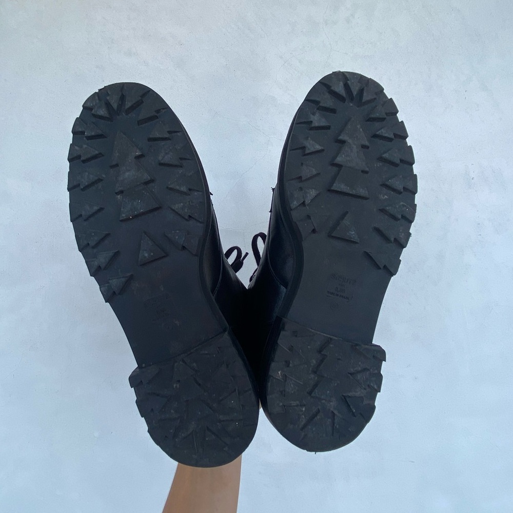 SCHUTZ BLACK LEATHER BOOTS - Picture 5 of 5
